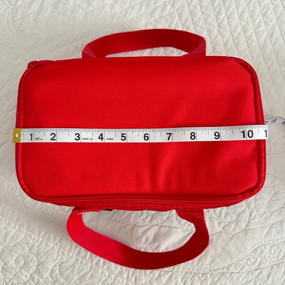 NWT Trader Joe's Mini Insulated Bag RED - Picture 5 of 10